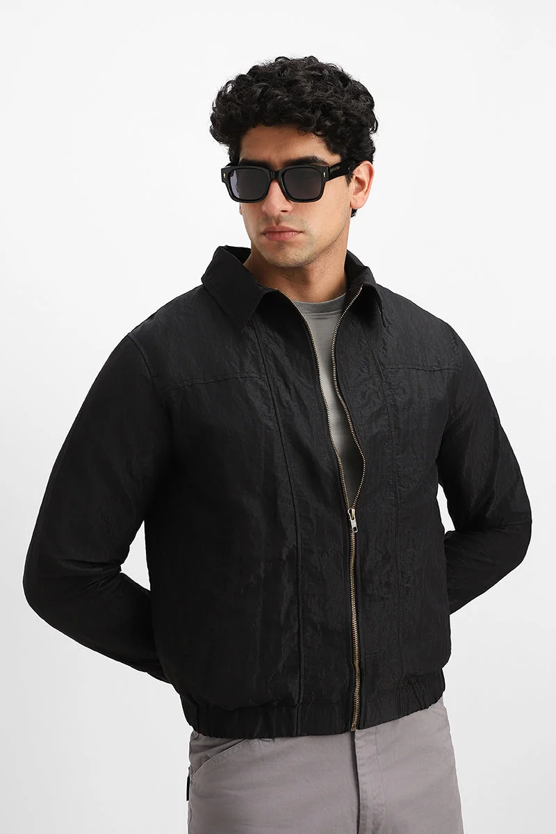 SNITCH Textured Bomber Jacket